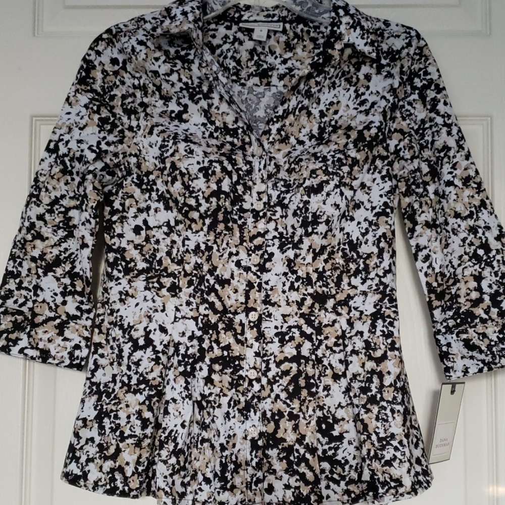 Dana Buchman 3/4 sleeve top